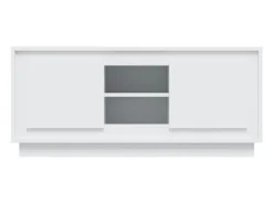 Mueble para TV madera contrachapada negro 102x35x45 cm