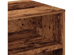 Mueble para TV madera contrachapada madera vieja 100x40x40 cm