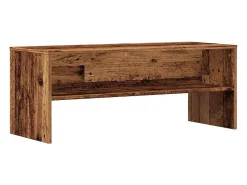 Mueble para TV madera contrachapada madera vieja 100x40x40 cm
