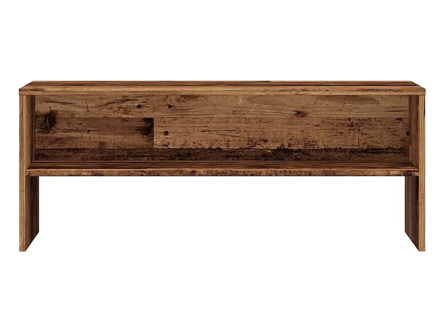 Mueble para TV madera contrachapada madera vieja 100x40x40 cm