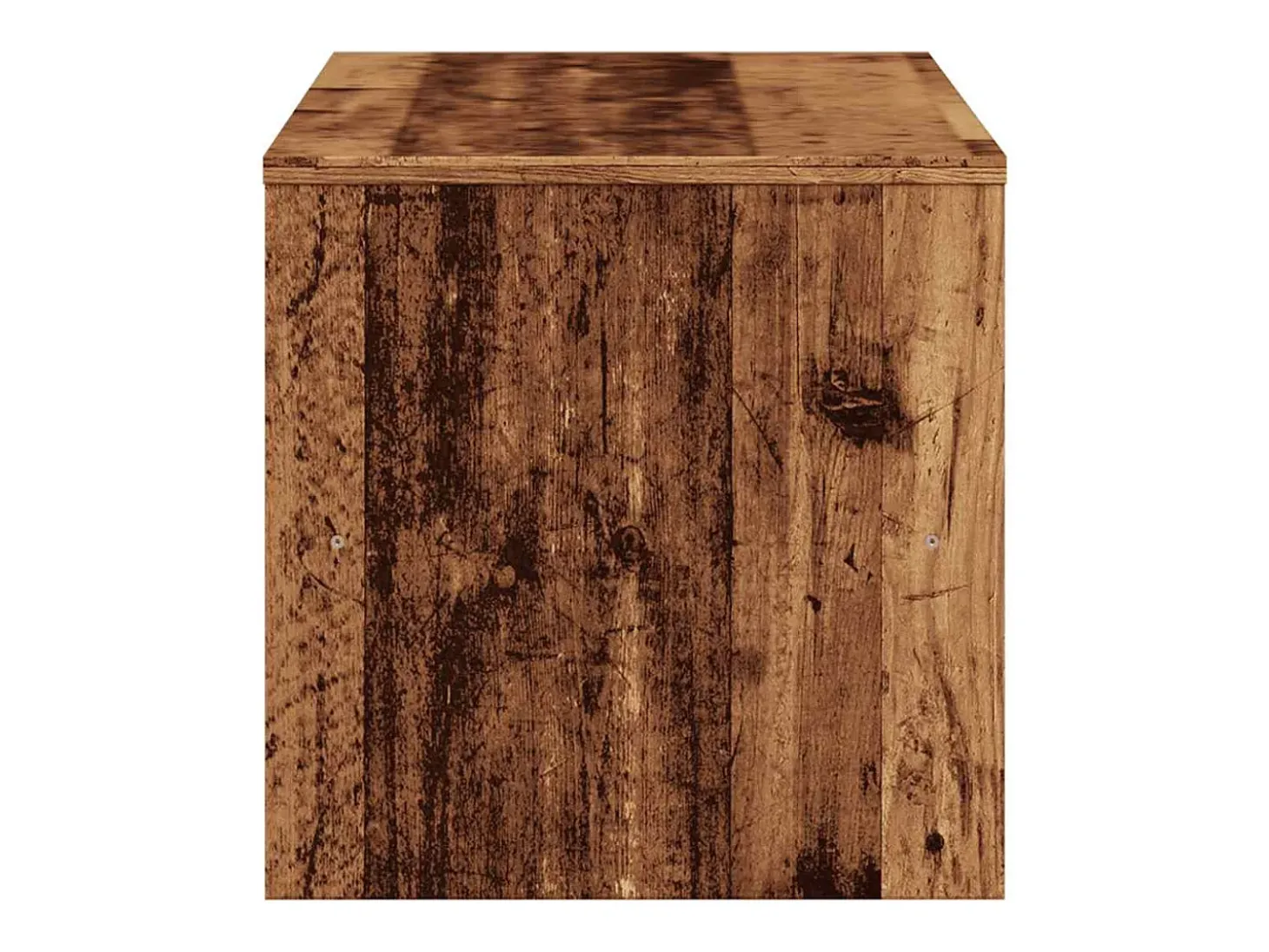 Mueble para TV madera contrachapada madera vieja 100x40x40 cm