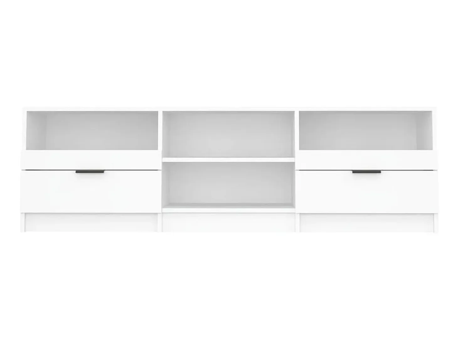 Mueble para TV madera contrachapada blanco 150x33,5x45 cm ES99116