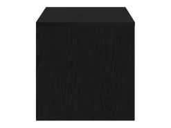 Mueble para TV madera contrachapada roble negro100x40x40 cm