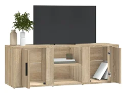 Mueble para TV madera contrachapada roble Sonoma 100x31,5x35 cm