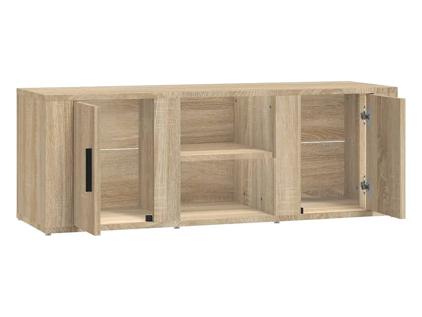 Mueble para TV madera contrachapada roble Sonoma 100x31,5x35 cm