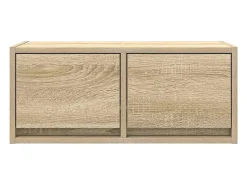 Mueble para TV madera contrachapada roble ahumado 60x31x25,5 cm