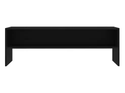 Mueble para TV madera contrachapada negro 120x40x40 cm ES28341