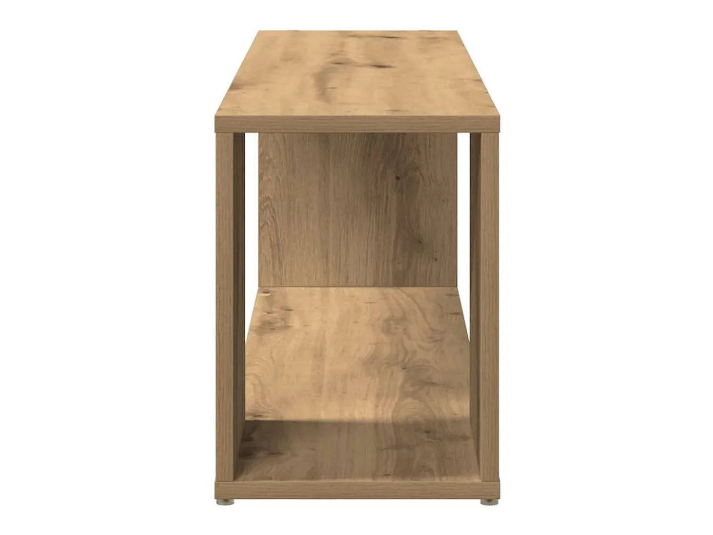 Mueble para TV madera de ingeniería roble artisan 100x24x32 cm