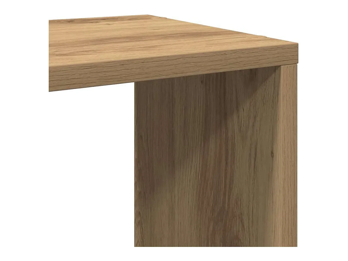 Mueble para TV madera de ingeniería roble artisan 100x24x32 cm