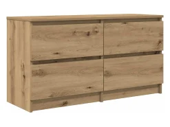 Mueble para TV madera de ingeniería roble artisan 100x35x54 cm