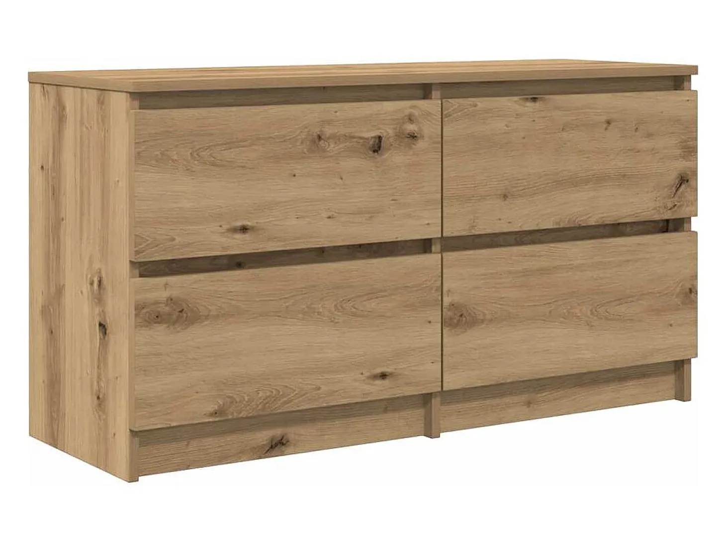 Mueble para TV madera de ingeniería roble artisan 100x35x54 cm