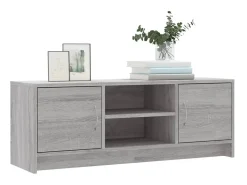 Mueble para TV madera de ingeniería gris Sonoma 102x30x37,5 cm ES64739