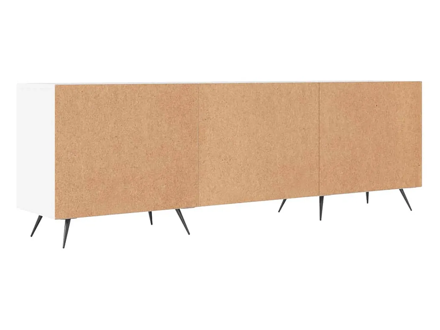 Mueble para TV madera de ingeniería blanco 150x30x50 cm