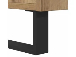 Mueble para TV madera de ingeniería roble artisan 100x35x55 cm