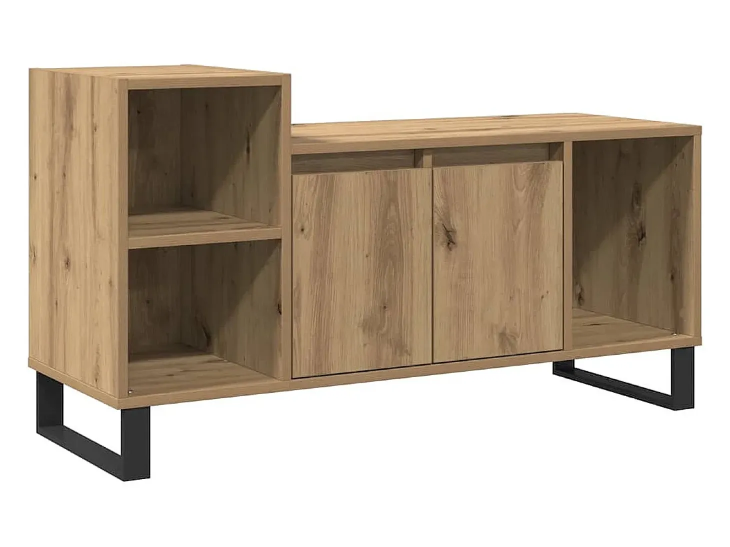 Mueble para TV madera de ingeniería roble artisan 100x35x55 cm