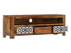Mueble para TV madera maciza de sheesham 120x30x40 cm