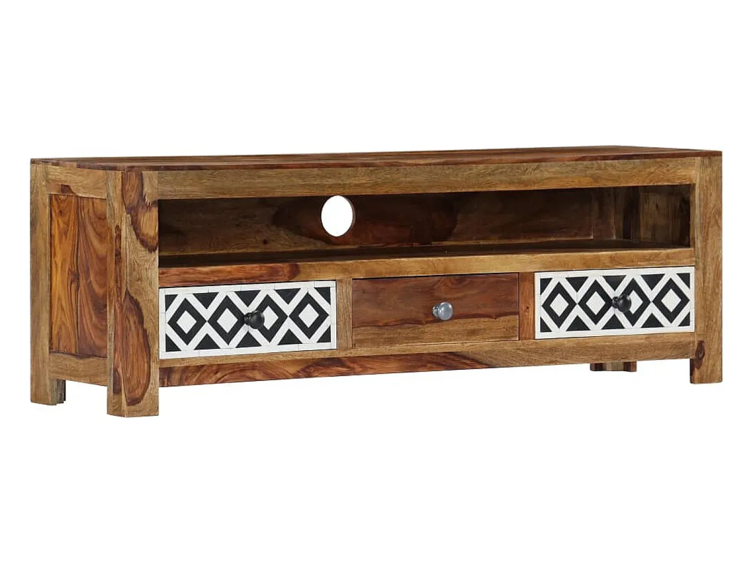 Mueble para TV madera maciza de sheesham 120x30x40 cm