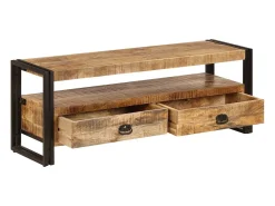 Mueble para TV madera maciza de mango 120x35x45 cm