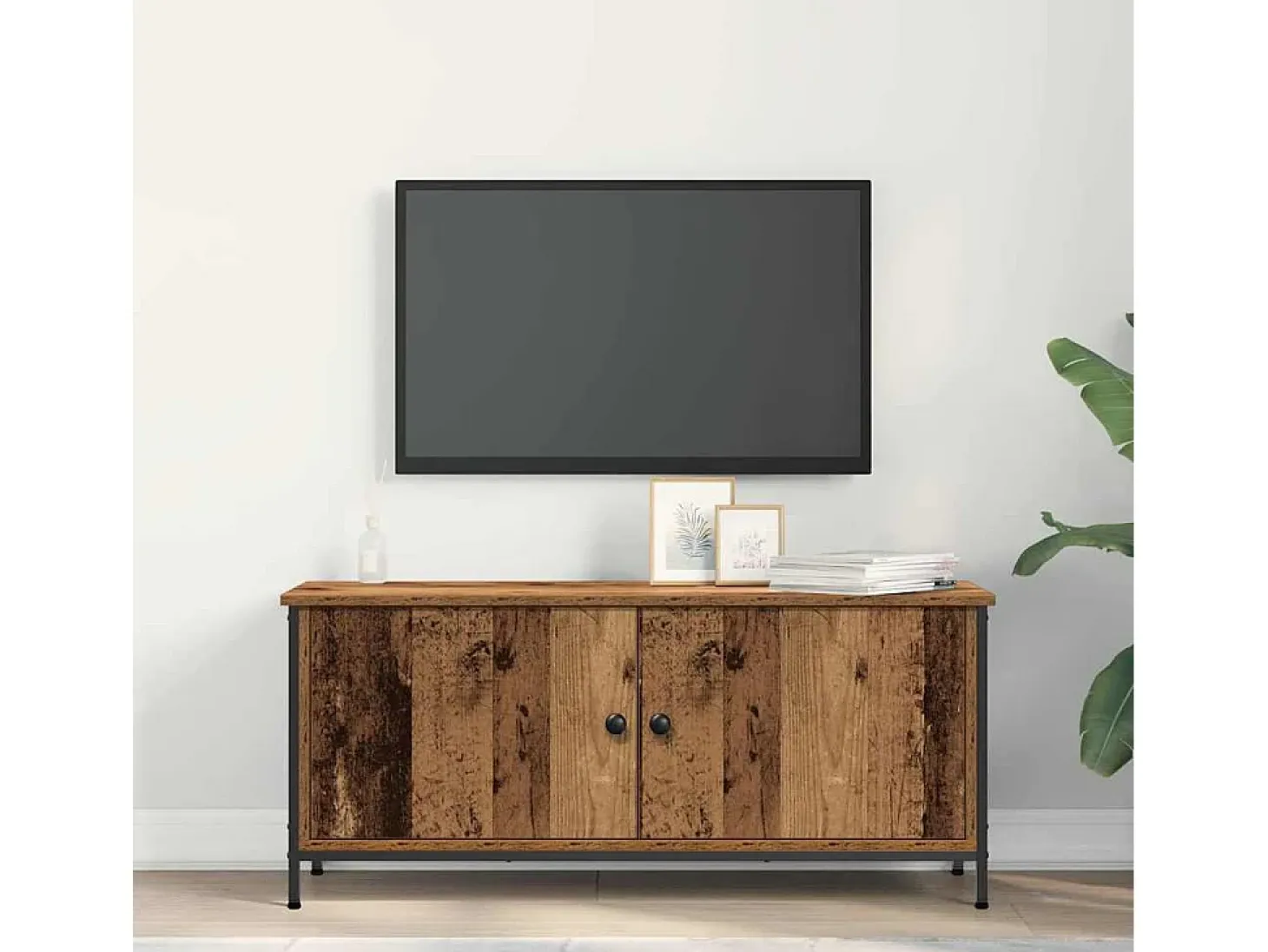 Mueble para TV Madera vieja 100 x 35 x 45 cm