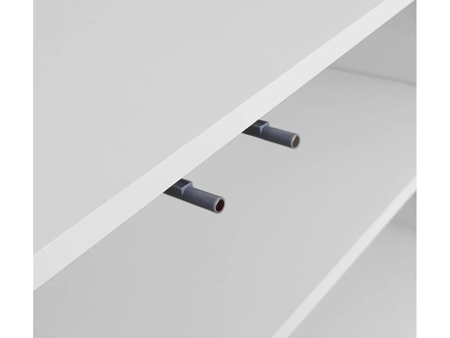 Mueble para TV moderno - con estantes ajustables - de tablero de partículas - Blanco