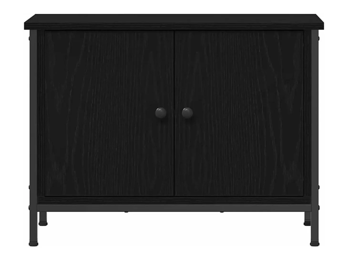 Mueble para TV Roble negro 60 x 35 x 45 cm Madera contrachapada