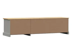 Mueble para TV VIGO madera maciza de pino gris 156x40x40 cm