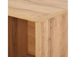 Mueble para TV 140x52x35.5 cm madera natural de roble