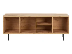 Mueble para TV 140x52x35.5 cm madera natural de roble