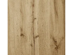 Mueble recibidor Espejo integrado y banco 110x38x190cm Puertas efecto ratán MDF y tablero de partículas blanco y efecto madera ganchos dorados iluminación LED