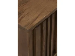 Mueble TV 3 puertas de madera de mango maciza y base metálica