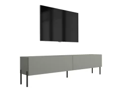 Mueble TV: Aloe, 170 x 52 x 32 cm, patas negras