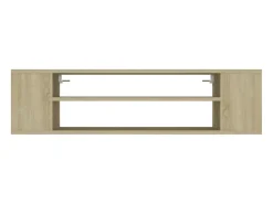 Mueble TV colgante contrachapada roble Sonoma 100x30x26,5 cm ES26978