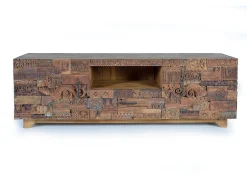 Mueble tv de madera de mango recuperada