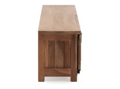 Mueble tv de madera maciza de acacia reciclada