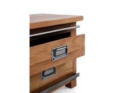 Mueble tv de madera maciza de acacia reciclada