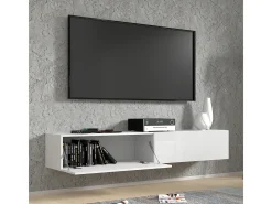 Mueble TV de pared 2 puertas 180 cm Bali Blanco