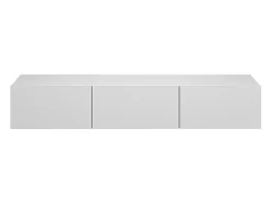 Mueble TV de pared 3 puertas 160 cm Idao Blanco