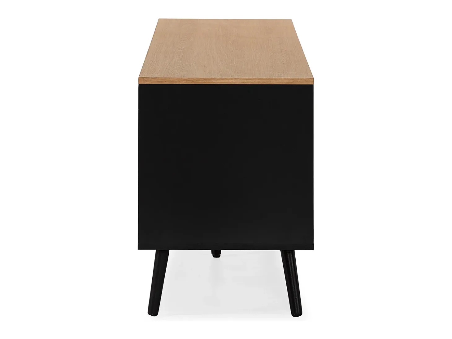 Mueble Tv Desi 2 puertas color Negro