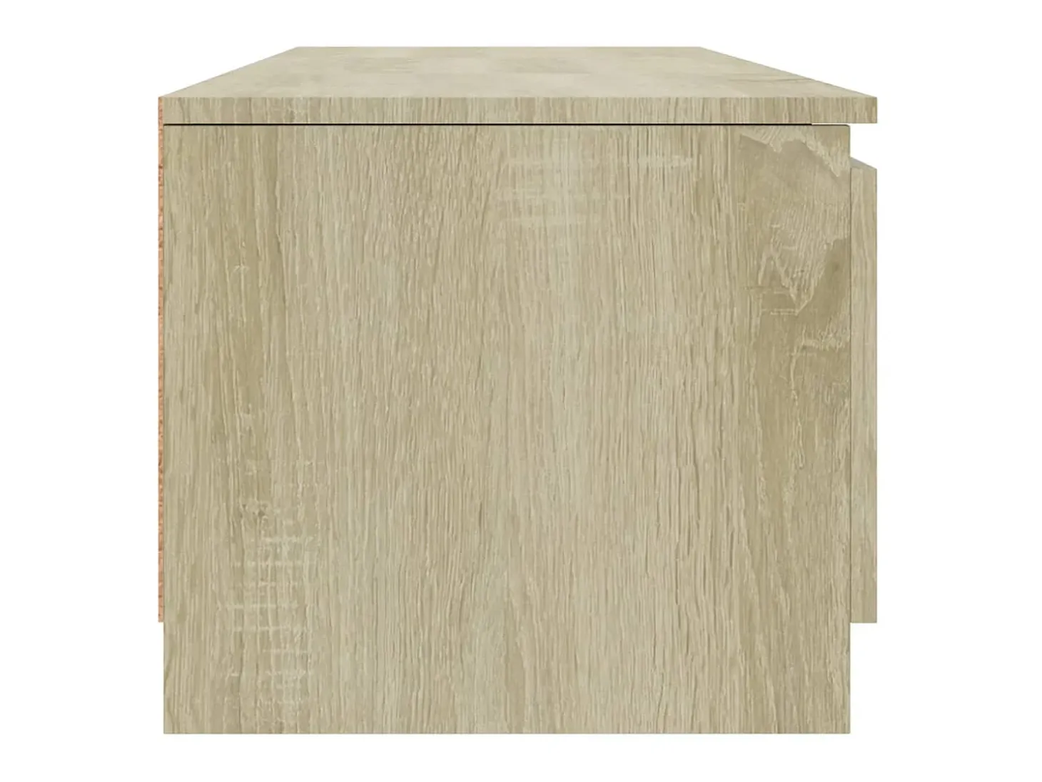 Mueble TV madera contrachapada color roble Sonoma 140x40x35,5cm ES31716
