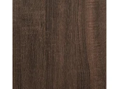 Mueble TV madera ingeniería y metal marrón roble 80x31x39,5 cm
