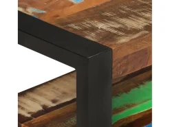 Mueble TV madera maciza reciclada 120x30x45 cm YOE68315