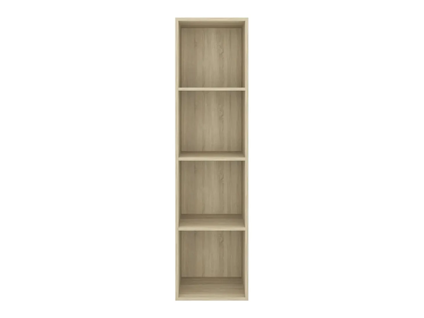 Mueble TV pared contrachapada color roble Sonoma 37x37x142,5 cm ES16774