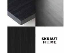 Mueble TV, Televisión, 240x35x57cm, Diseño industrial, Negro