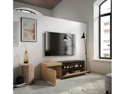 Mueble TV, Televisión, 150x35x45cm, Para TV hasta 65
