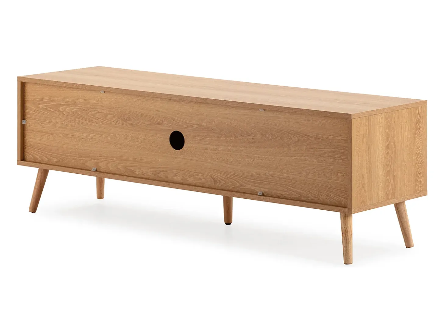 Mueble Tv Telmo 3 puertas color Roble 130 cm