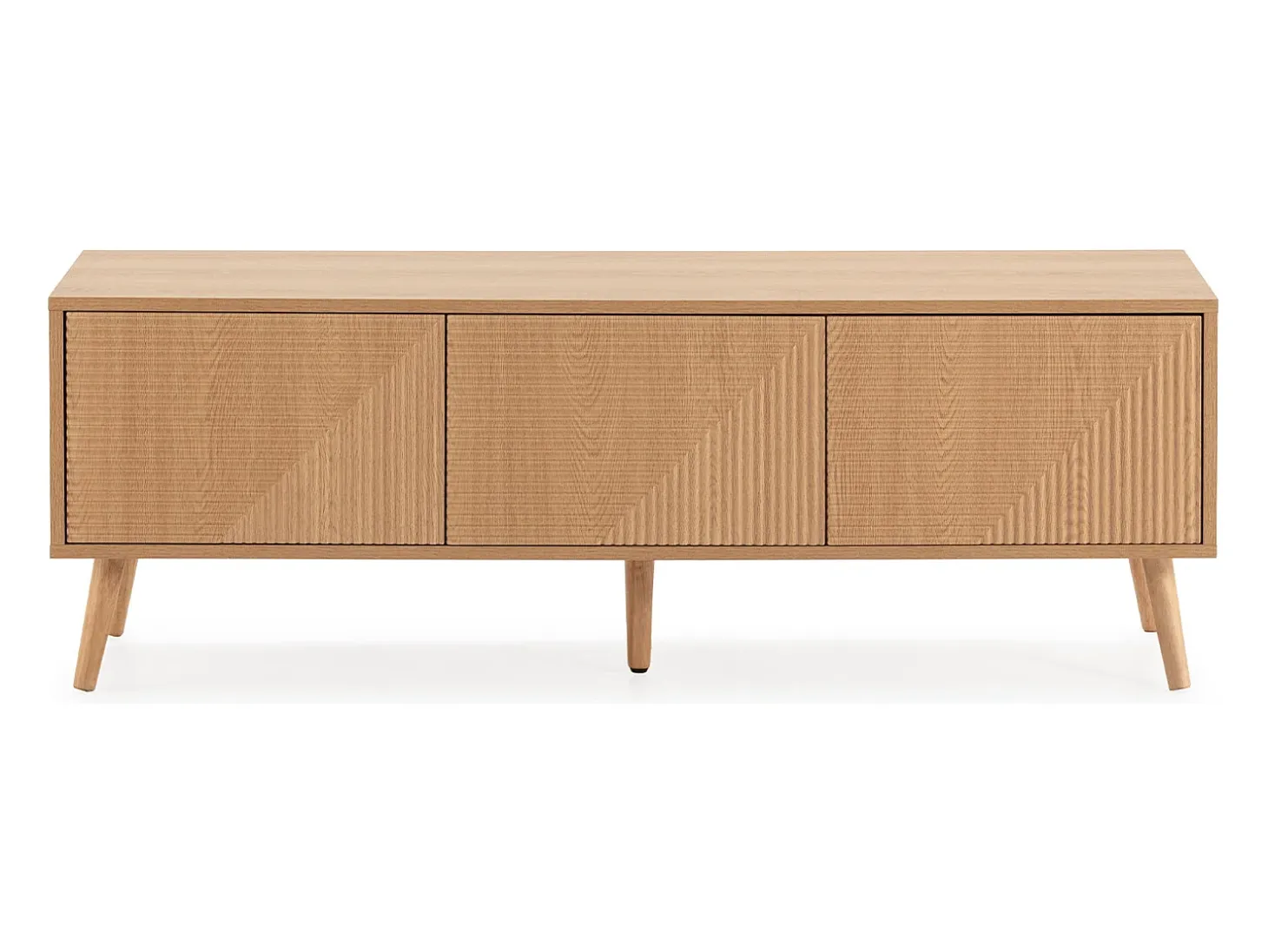 Mueble Tv Telmo 3 puertas color Roble 130 cm
