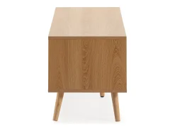 Mueble Tv Telmo 3 puertas color Roble 130 cm