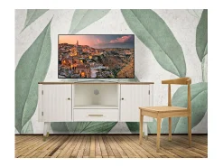 Mueble TV VKH228, Blanco, 117x40x60 cm, Kendra Home