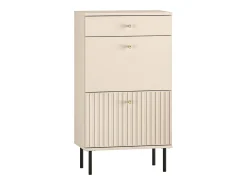 Mueble zapatero con cajón 55 cm - beige - CALETTO