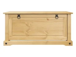 Mueble zapatero Corona madera maciza de pino 99x32x47 cm ES408505